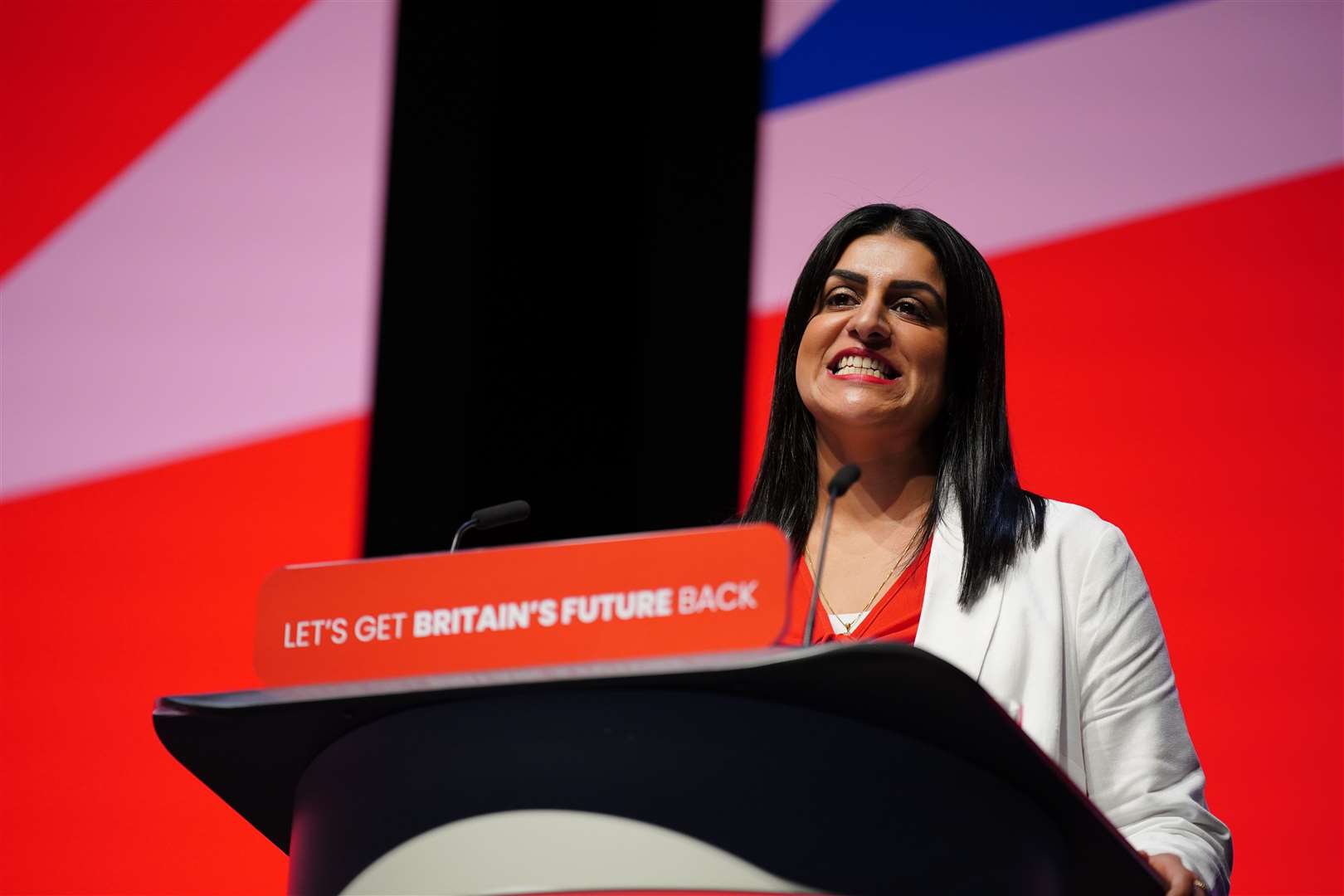 Shadow justice secretary Shabana Mahmood said the Tories are ‘repackaging ideas they’ve announced multiple times’ (Peter Byrne/PA)