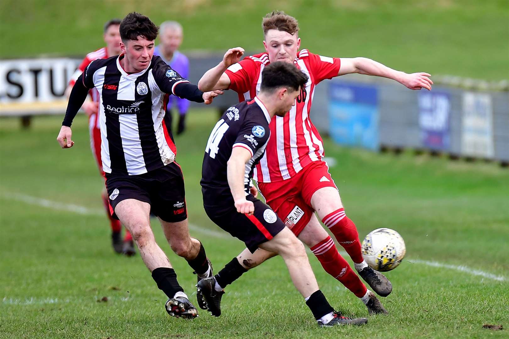 Wick Academy won 3-1 when Formartine United visited Harmsworth Park at the beginning of March. The sides meet again in midweek in Pitmedden. Picture: Mel Roger