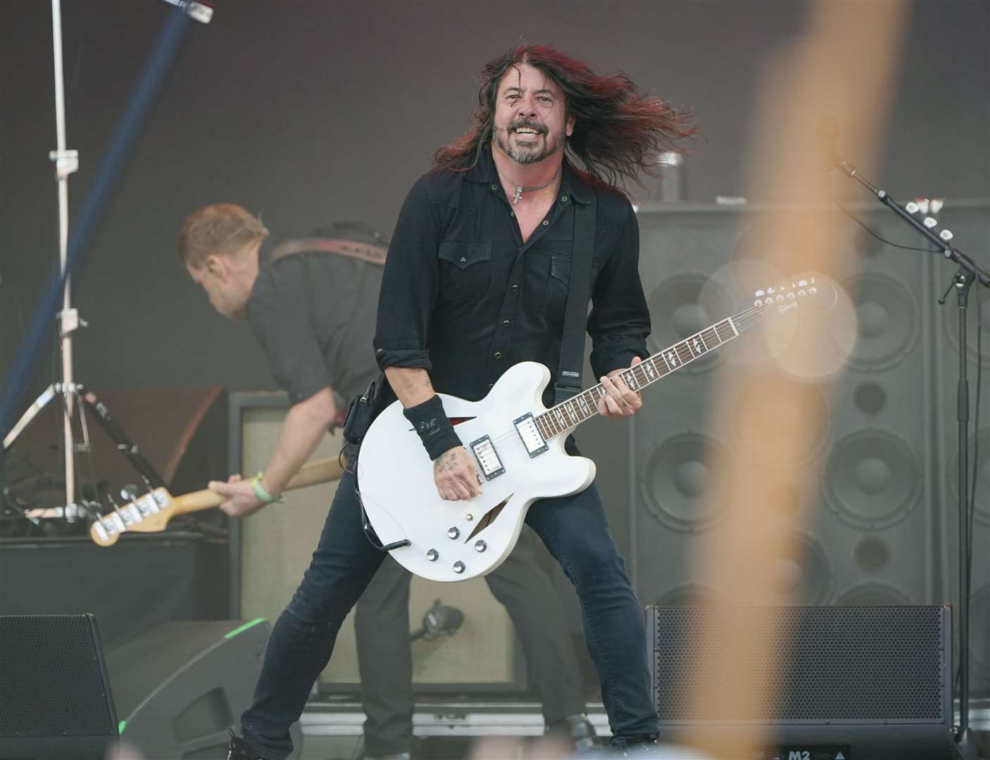 Ticket sales for the Foo Fighters helped push up spending on cards (Yui Mok/PA)