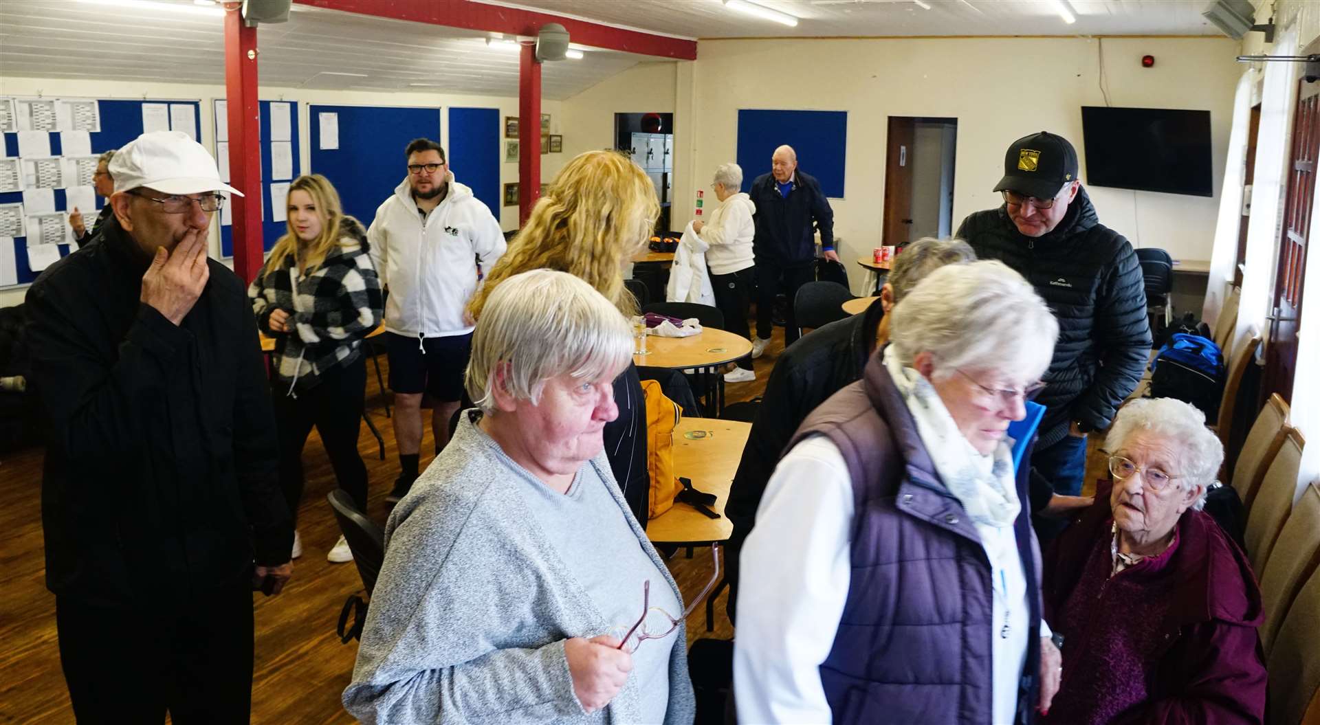 There were refreshments available in the pavilion on the day. Picture: DGS
