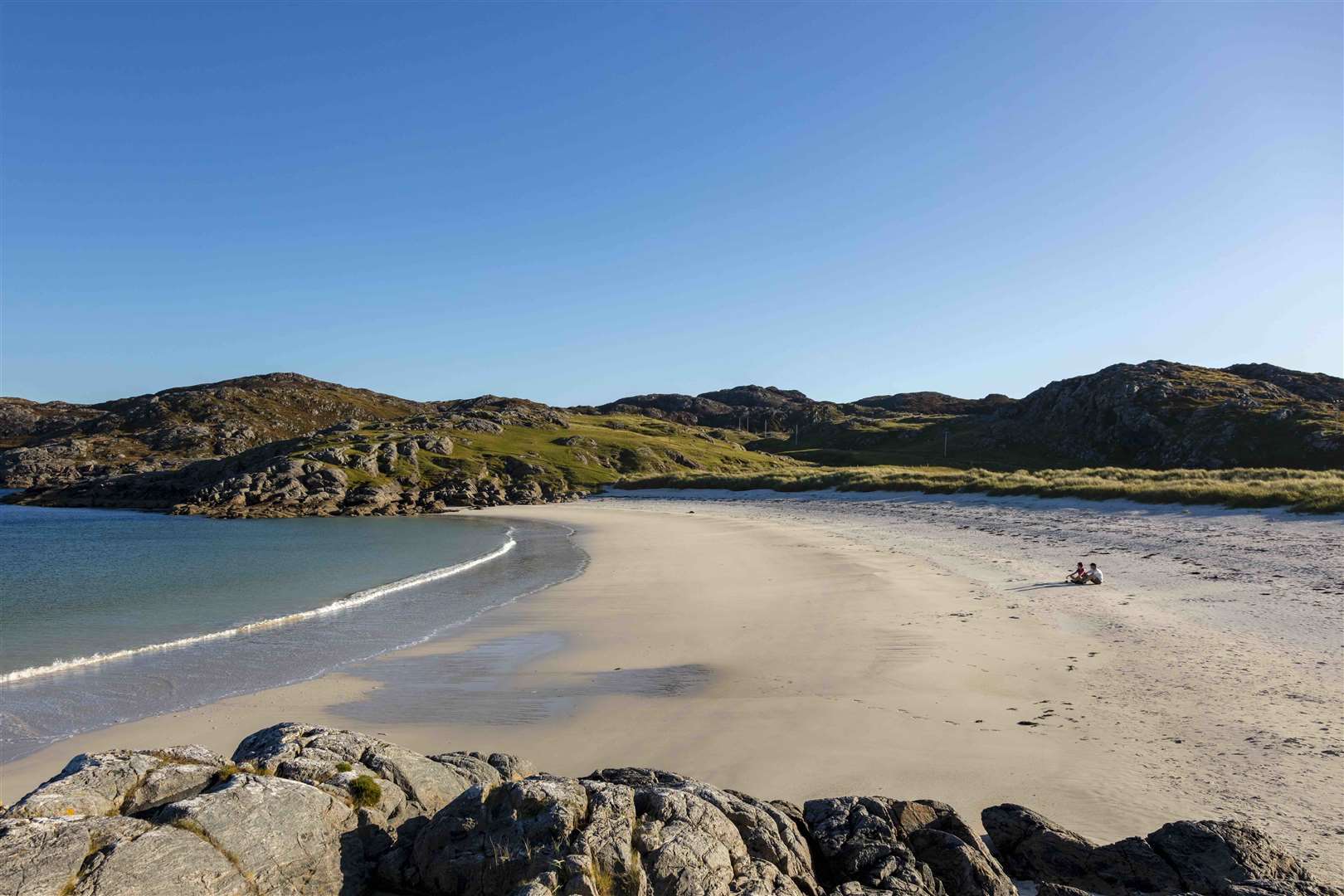 Achmelvich beach in north-west Sutherland, part of the North Coast 500 tourism route. Picture: Steven Gourlay Photography