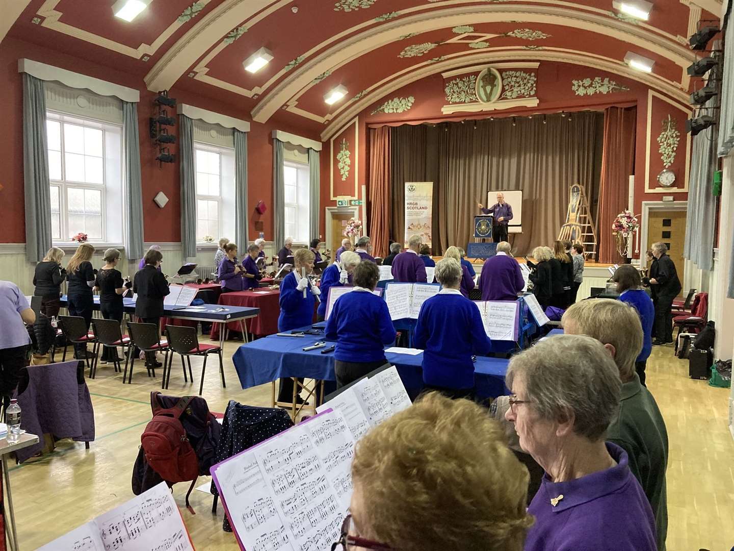 Caithness ringers attended a rally in Dunblane last October.