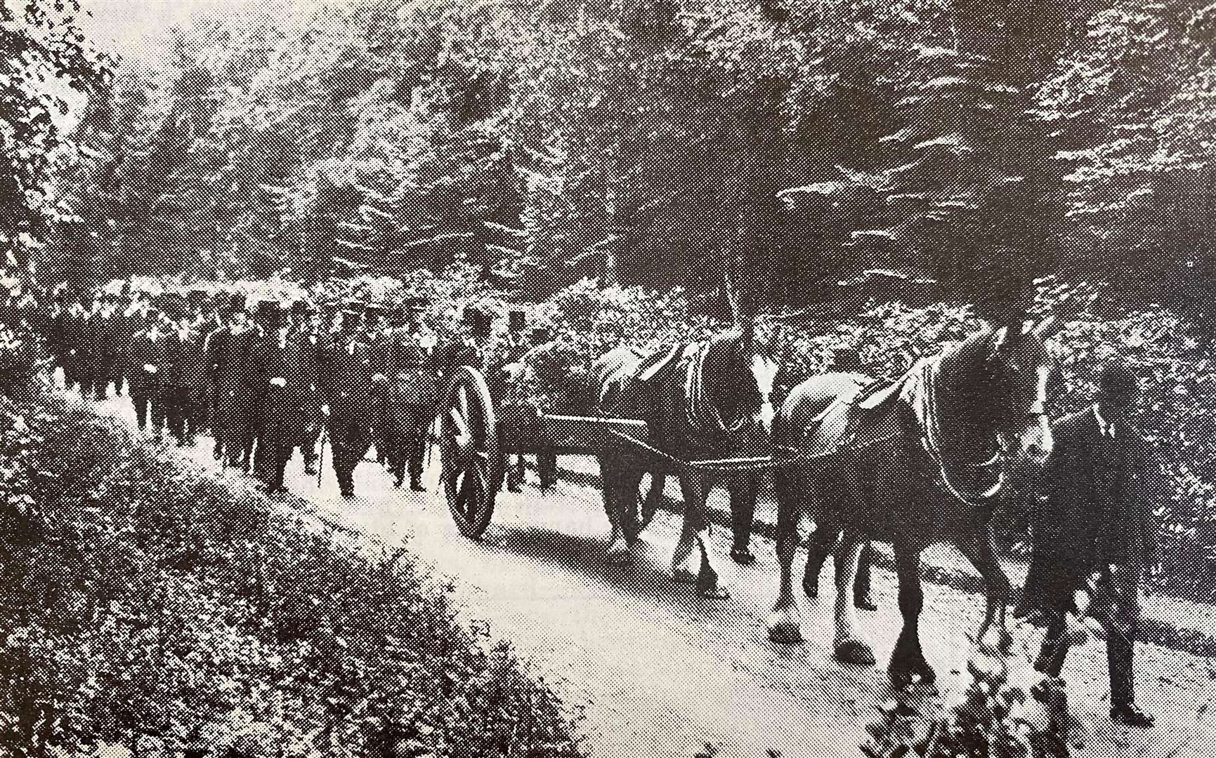 Lord Horne's funeral procession.
