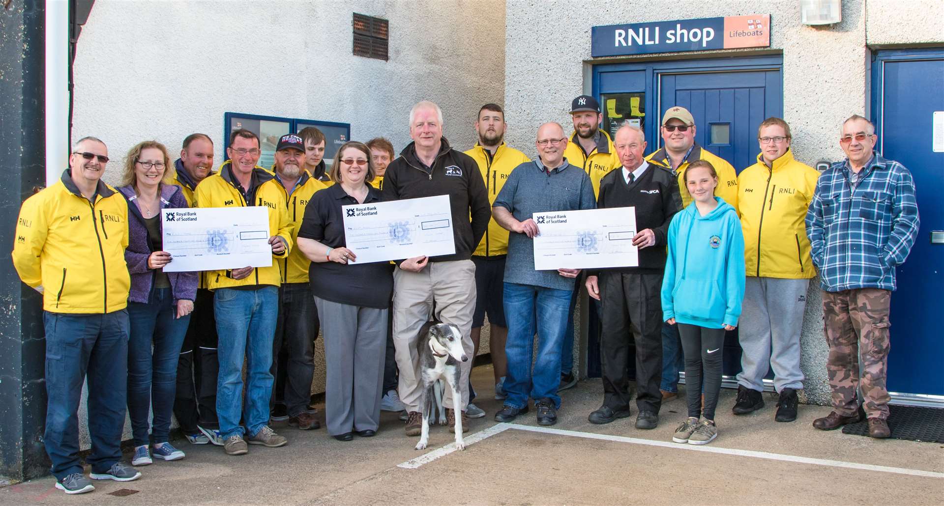 Thurso Ornithological Society donated £521.62 each to the RNLI, KWK9 and the SSPCA. Picture: Karen Munro