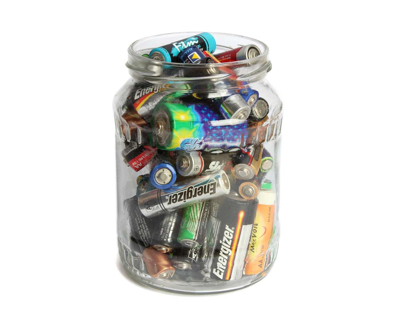 Store used batteries separately for recycling.
