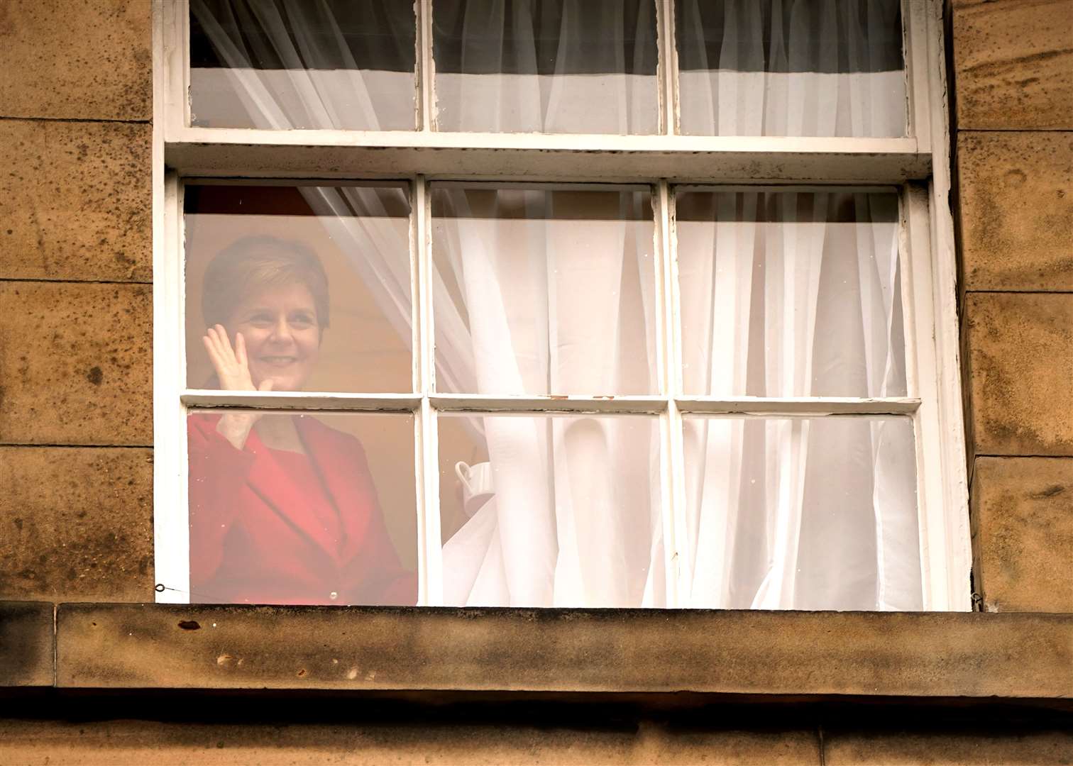 The First Minister announced her resignation at Bute House (Andrew Milligan/PA)