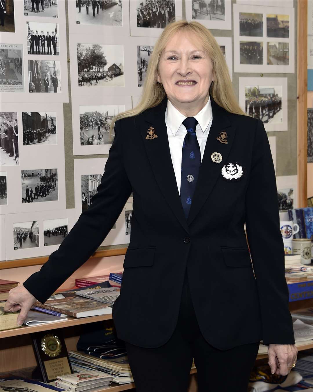 Johanna Geddes in the museum section of the BB hall in Thurso. Picture: Mel Roger