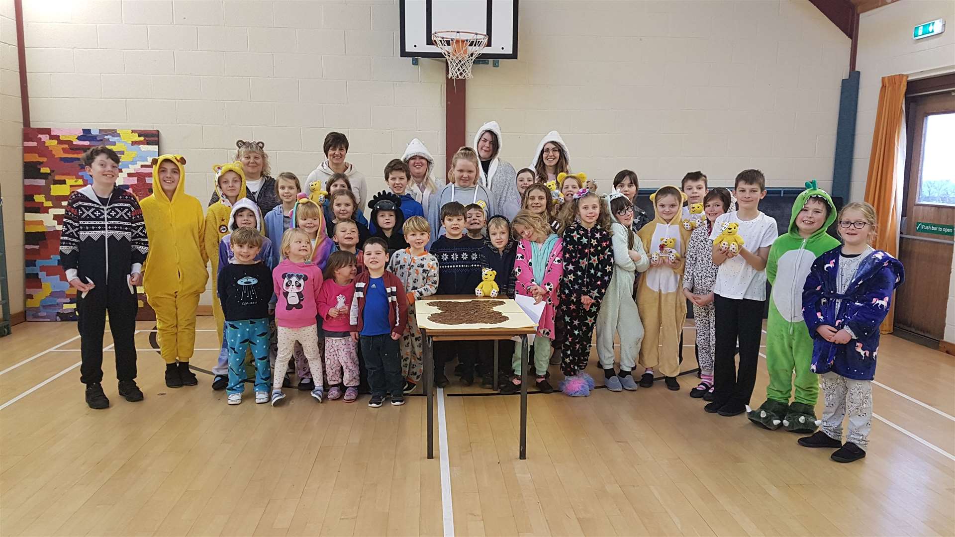Dunbeath Primary School and ELC supported the appeal by 'dressing down' and taking part in various activities.