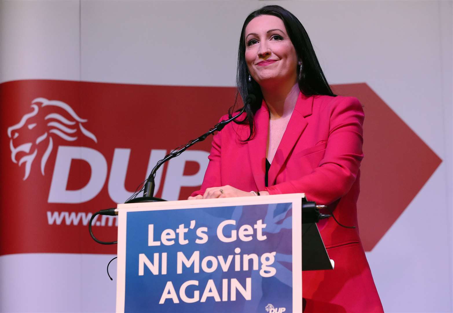 DUP MLA Emma Little-Pengelly said Westminster had to deliver on measures to ease the cost-of-living crisis (Brian Lawless/PA)