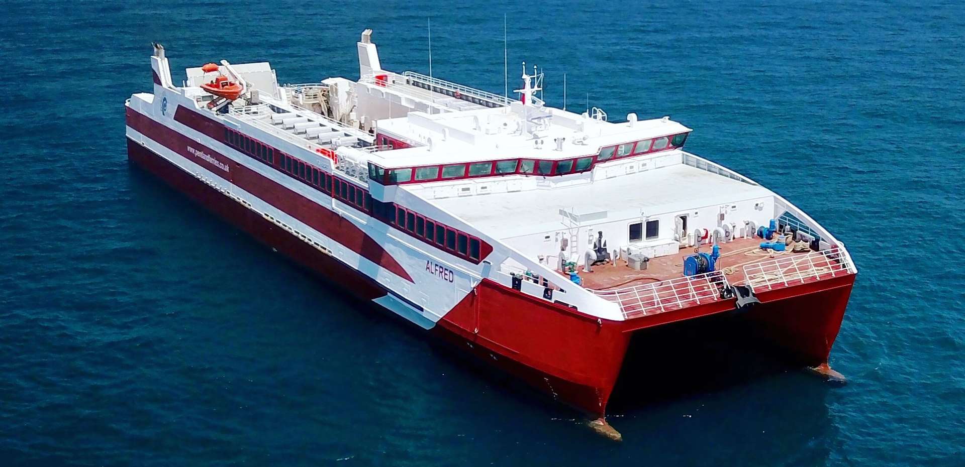 The MV Alfred is said to be the most environmentally friendly ferry of its kind in Scotland.