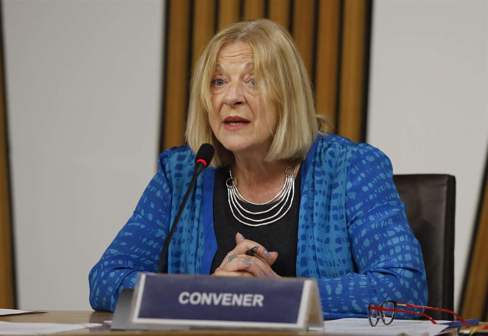 Convener Linda Fabiani offered an apology if women who came forward with complaints felt exploited by the inquiry (Andrew Cowan/Scottish Parliament/PA)