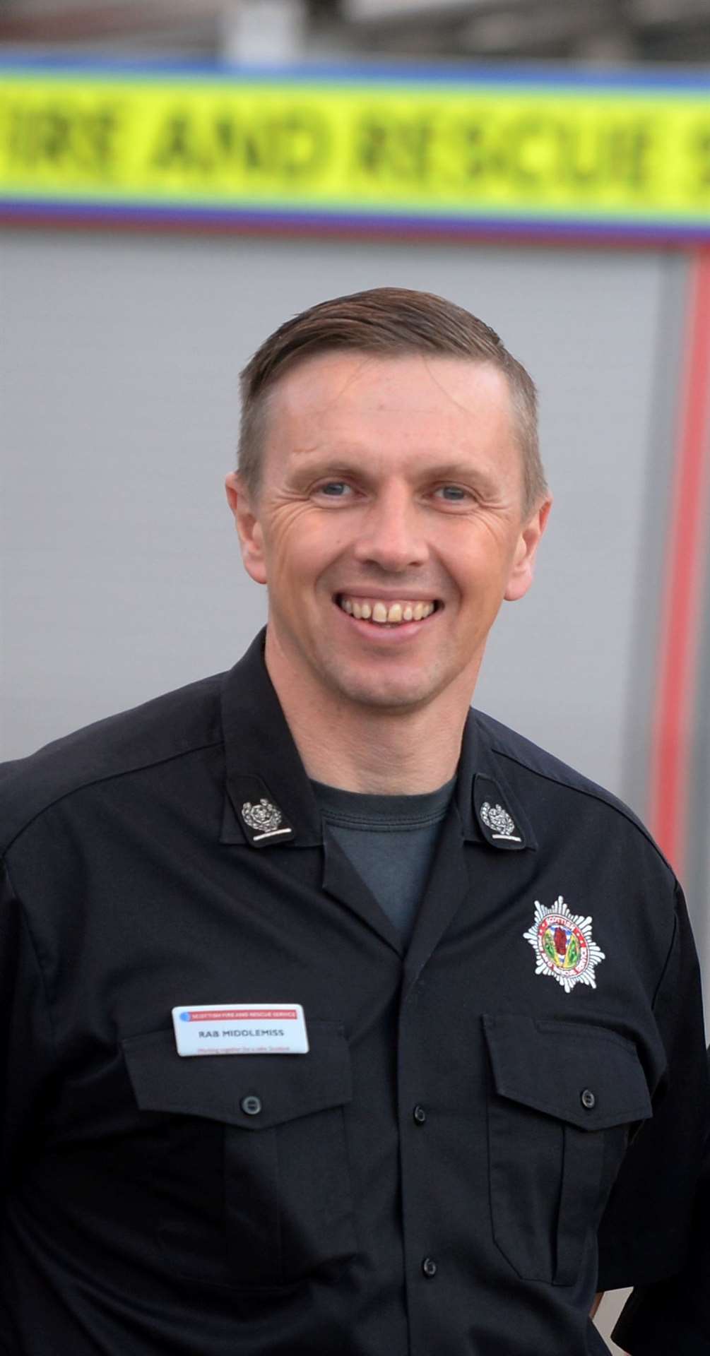 Rab Middlemiss, SFRS local senior officer for the Highlands.