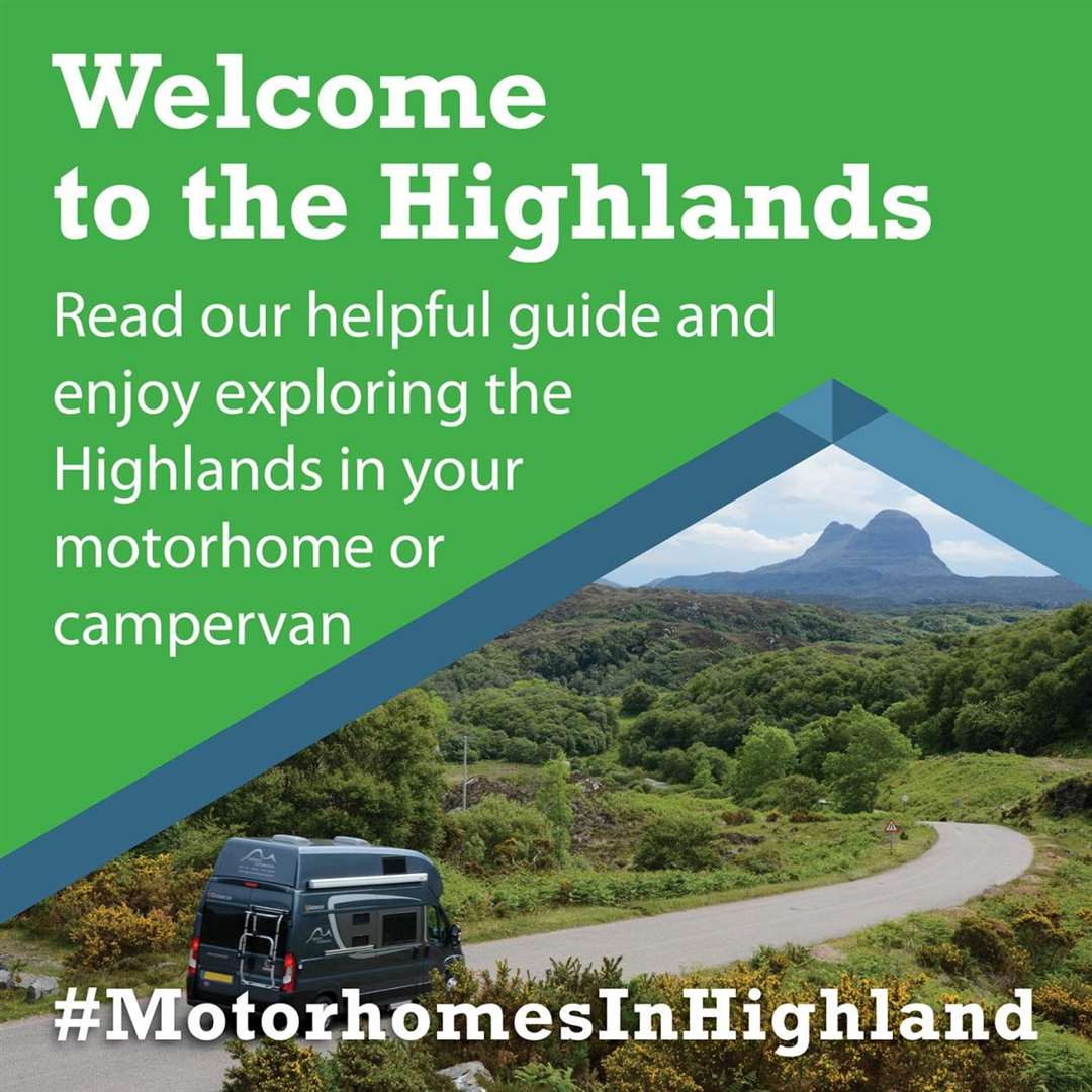 Highland Council has produced a guide for visitors travelling to the region in a motorhome or campervan.