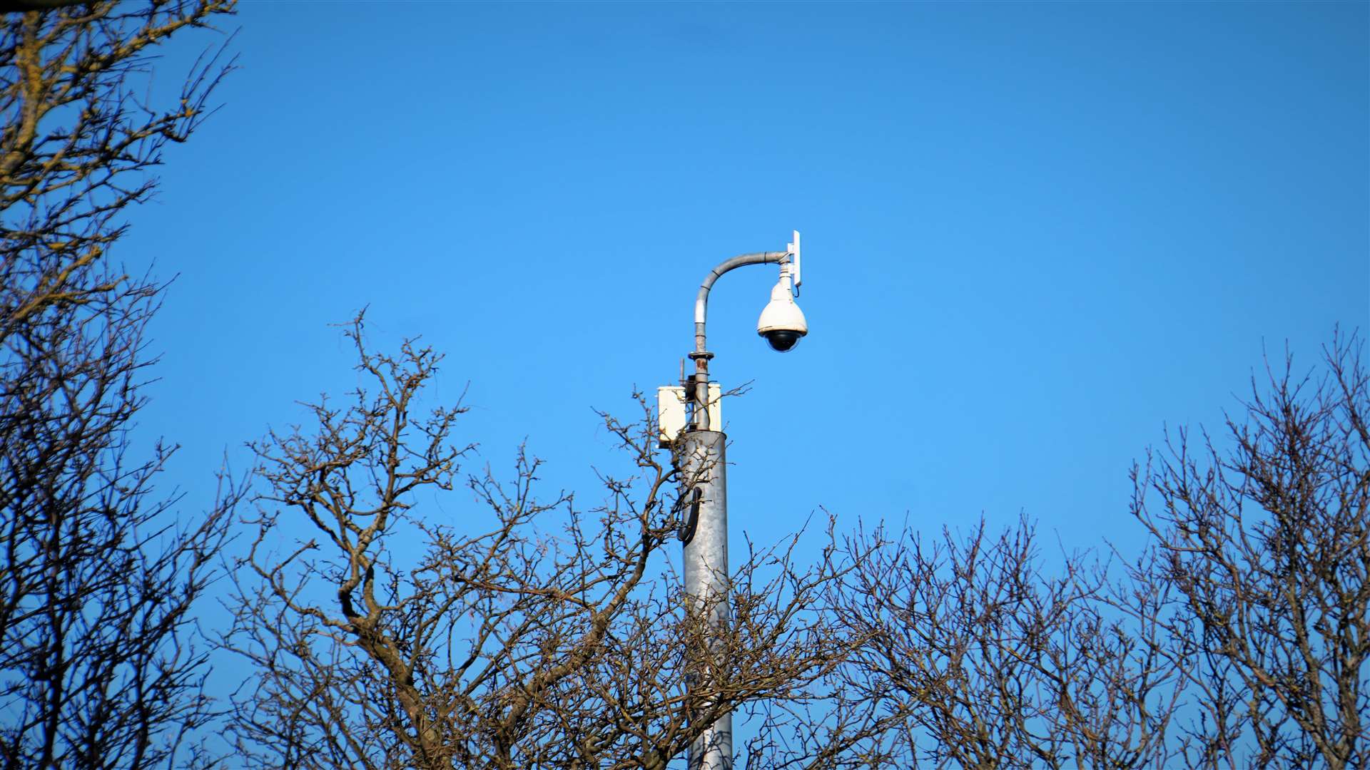 A CCTV camera outside Caithness General Hospital in Wick. Picture: DGS