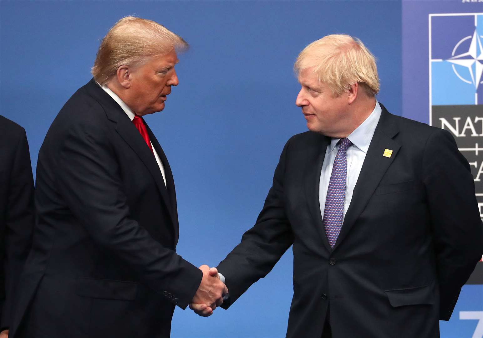 Boris Johnson described his old ally Donald Trump as ‘a model of old-fashioned courtesy and good ­manners’ (Steve Parsons/PA)