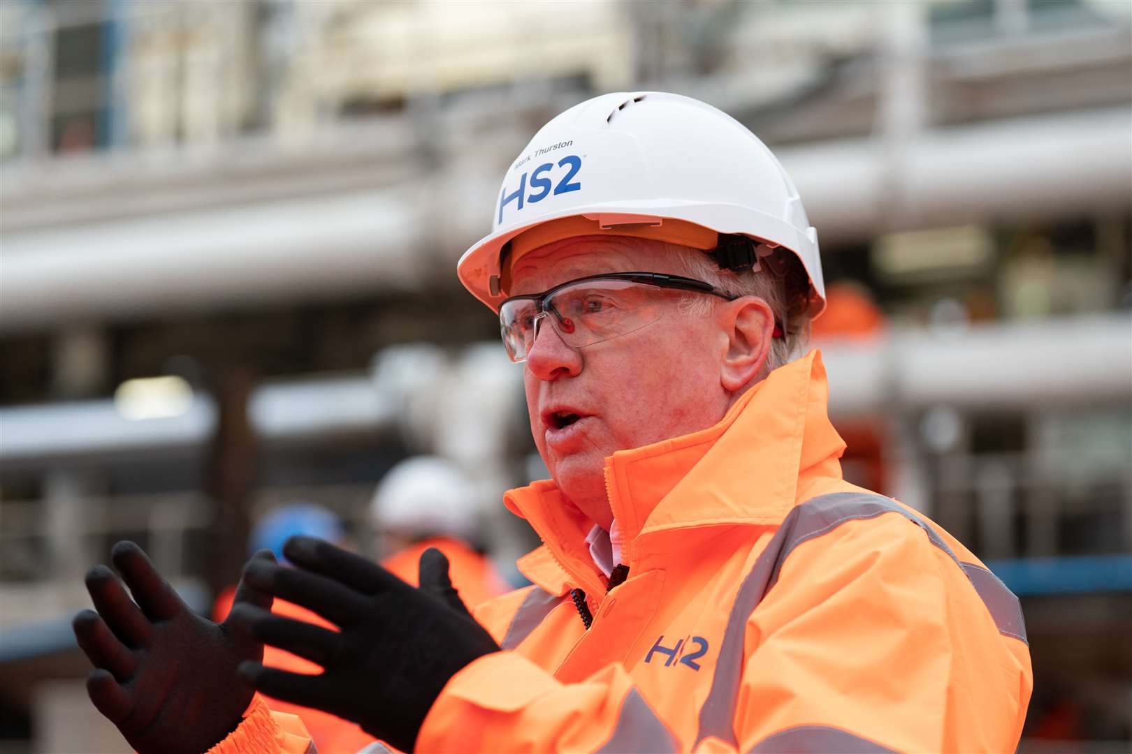 HS2 boss Mark Thurston said the project is currently ‘delivering jobs for almost 30,000 people’ (Joe Giddens/PA)