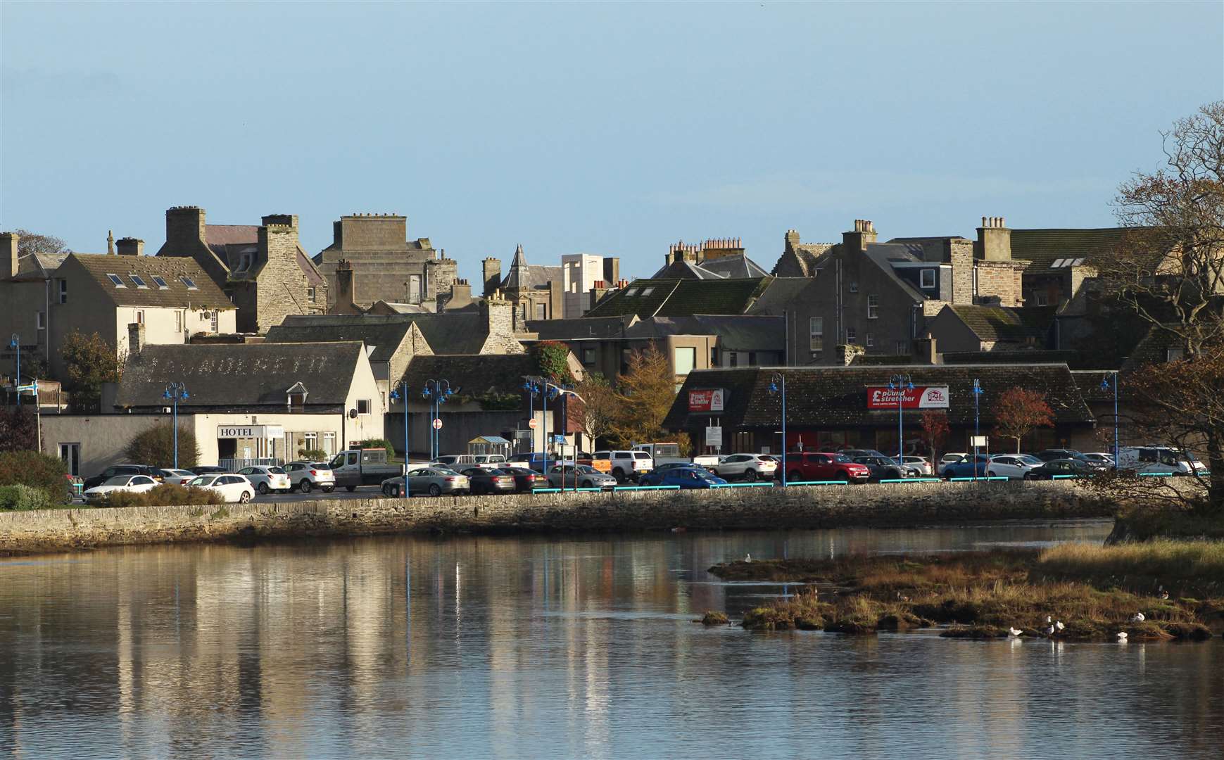Common good land exists on both sides of Wick River and includes the riverside car park. Picture: Alan Hendry