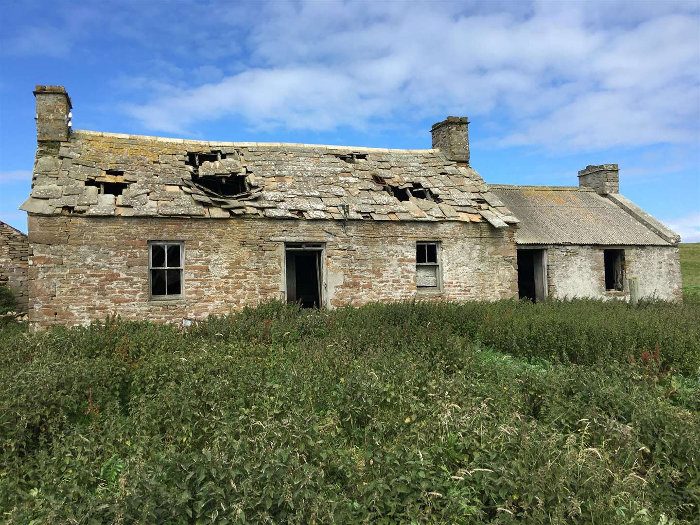 Many of the buildings are long abandoned.