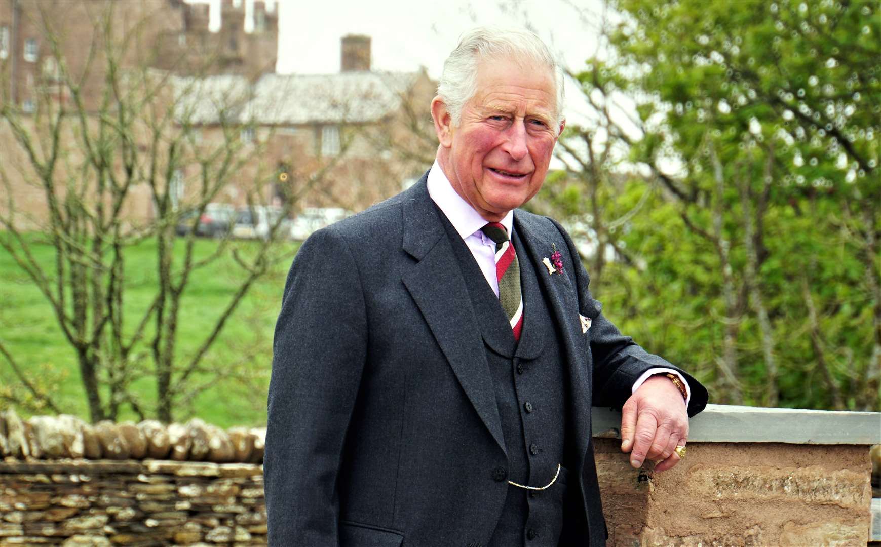 Prince Charles, Duke of Rothesay, at the Castle of Mey in 2019 after formally opening the Granary Lodge development. Picture: David G Scott