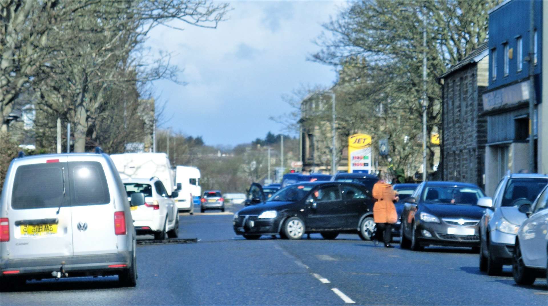 What appeared to be a minor road accident occurred in Wick today. Picture: A Morrison