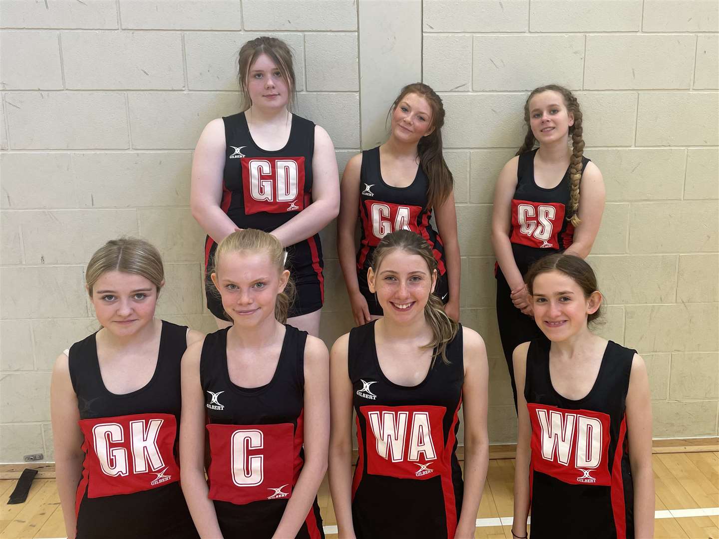 Thurso High School's S2 netball team who competed in the tournament in Orkney.