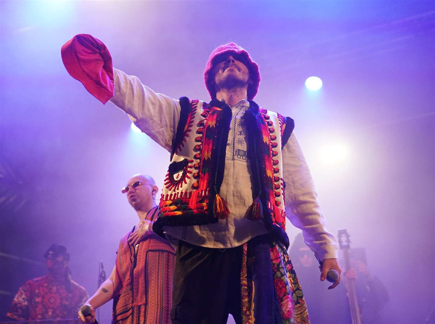 Ukrainian folk-rap group Kalush Orchestra, who were triumphant at last year’s competition in Turin, Italy, will perform during the upcoming show (Yui Mok/PA)