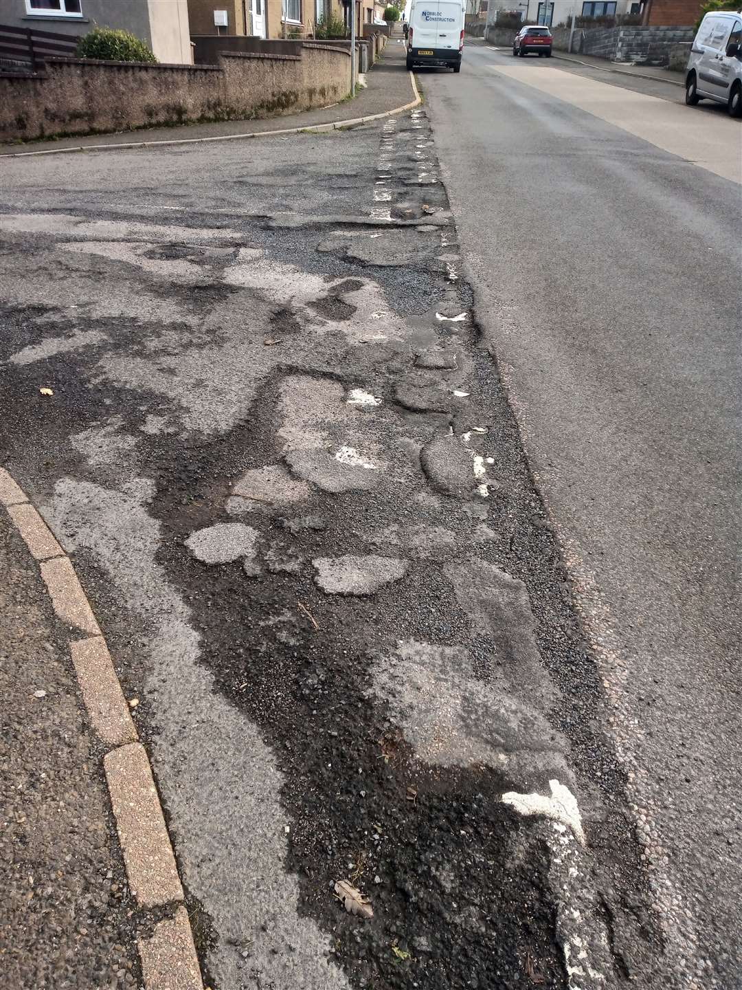 A junction in Thurso. Caithness Roads Recovery says substantial investment is needed to bring the road network up to modern and safe standards. Picture: CRR