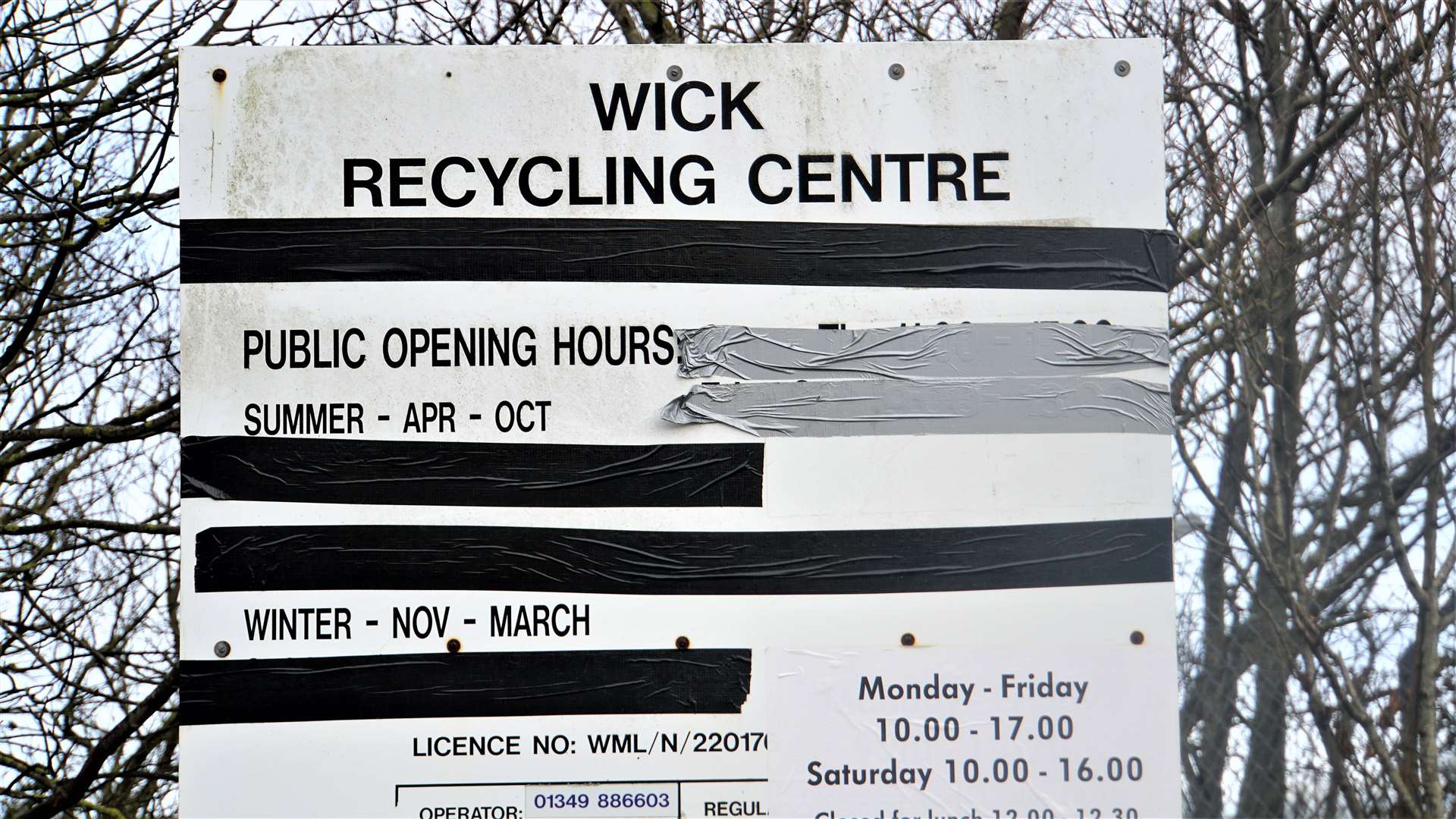 Recycling Centre in Wick. Picture: DGS