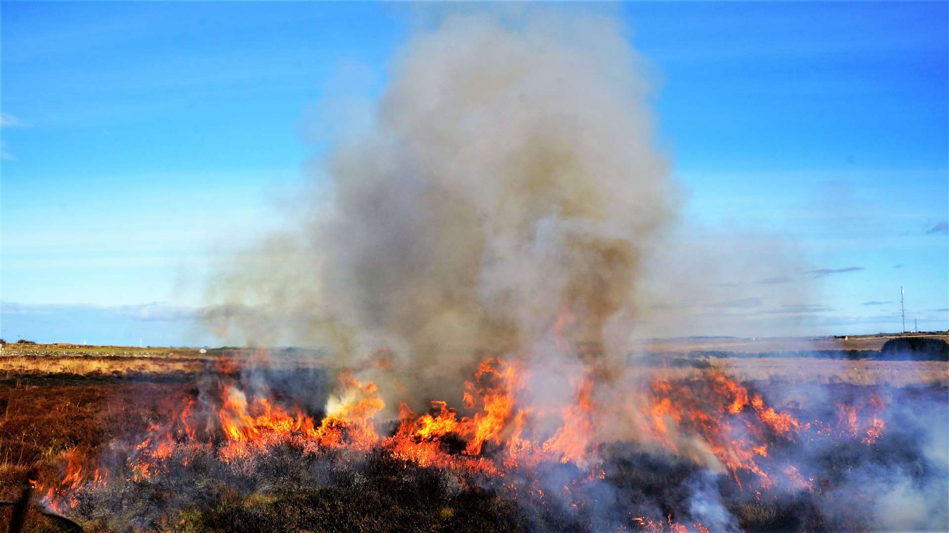 The public is warned to safeguard against creating wildfires this weekend. Picture: DGS