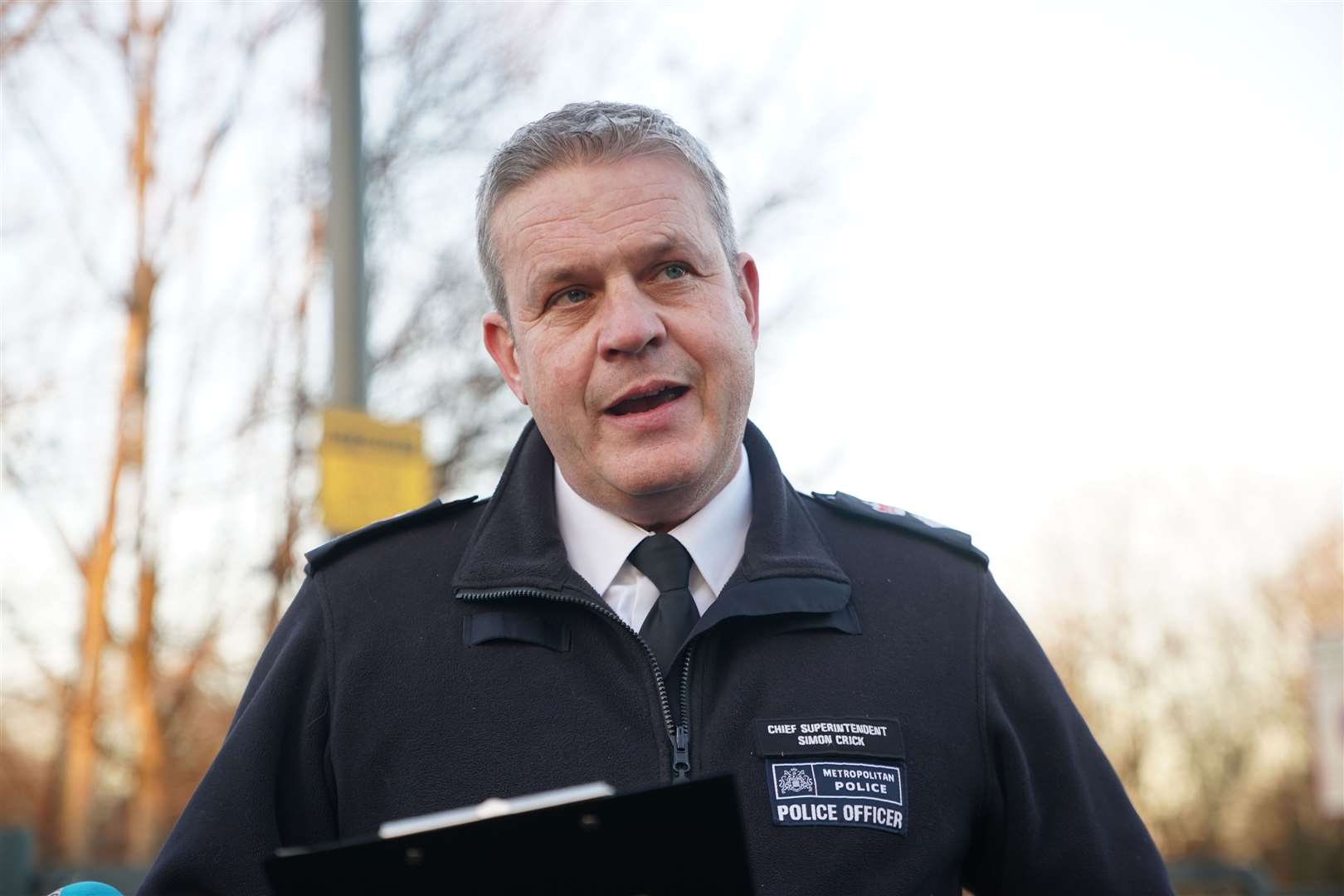 Chief Superintendent Simon Crick urged anyone with information to contact police ‘immediately’ (Yui Mok/PA)