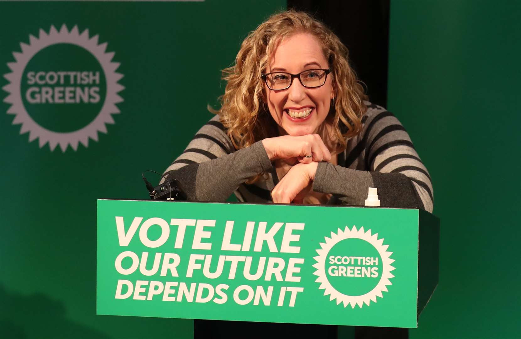 Lorna Slater said the Greens were against capitalism, not business (Andrew Milligan/PA)