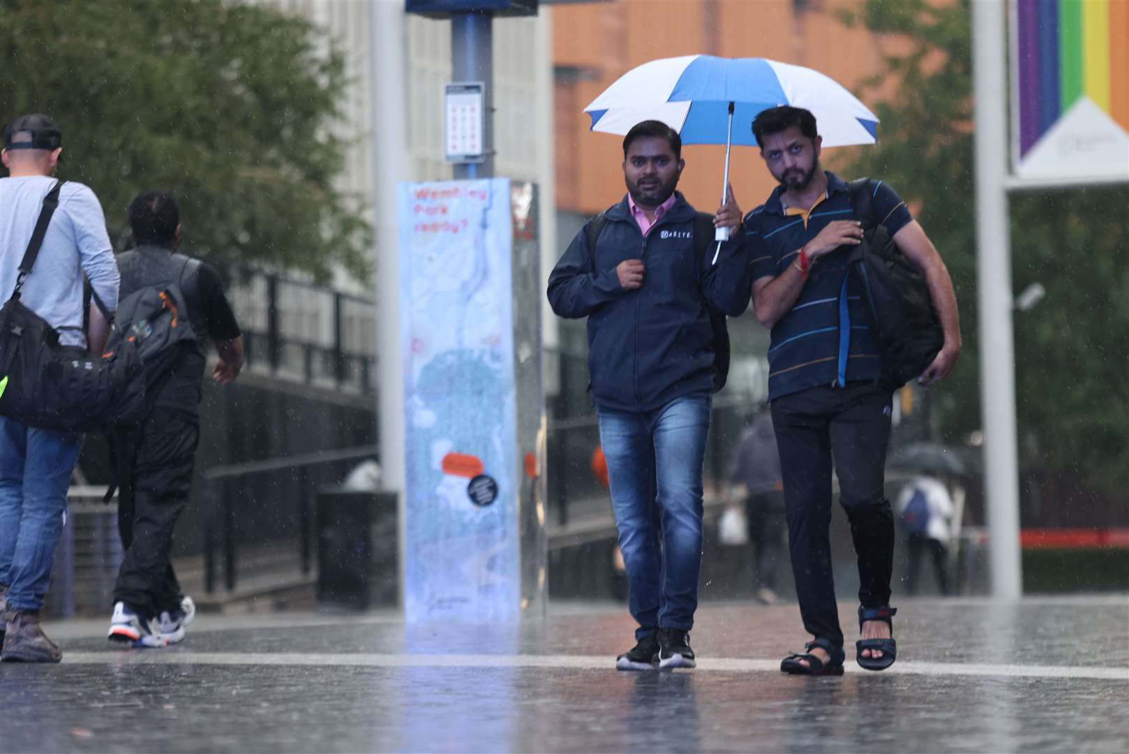 Driving conditions will potentially be affected by spray, standing water and even hail (James Manning/PA)