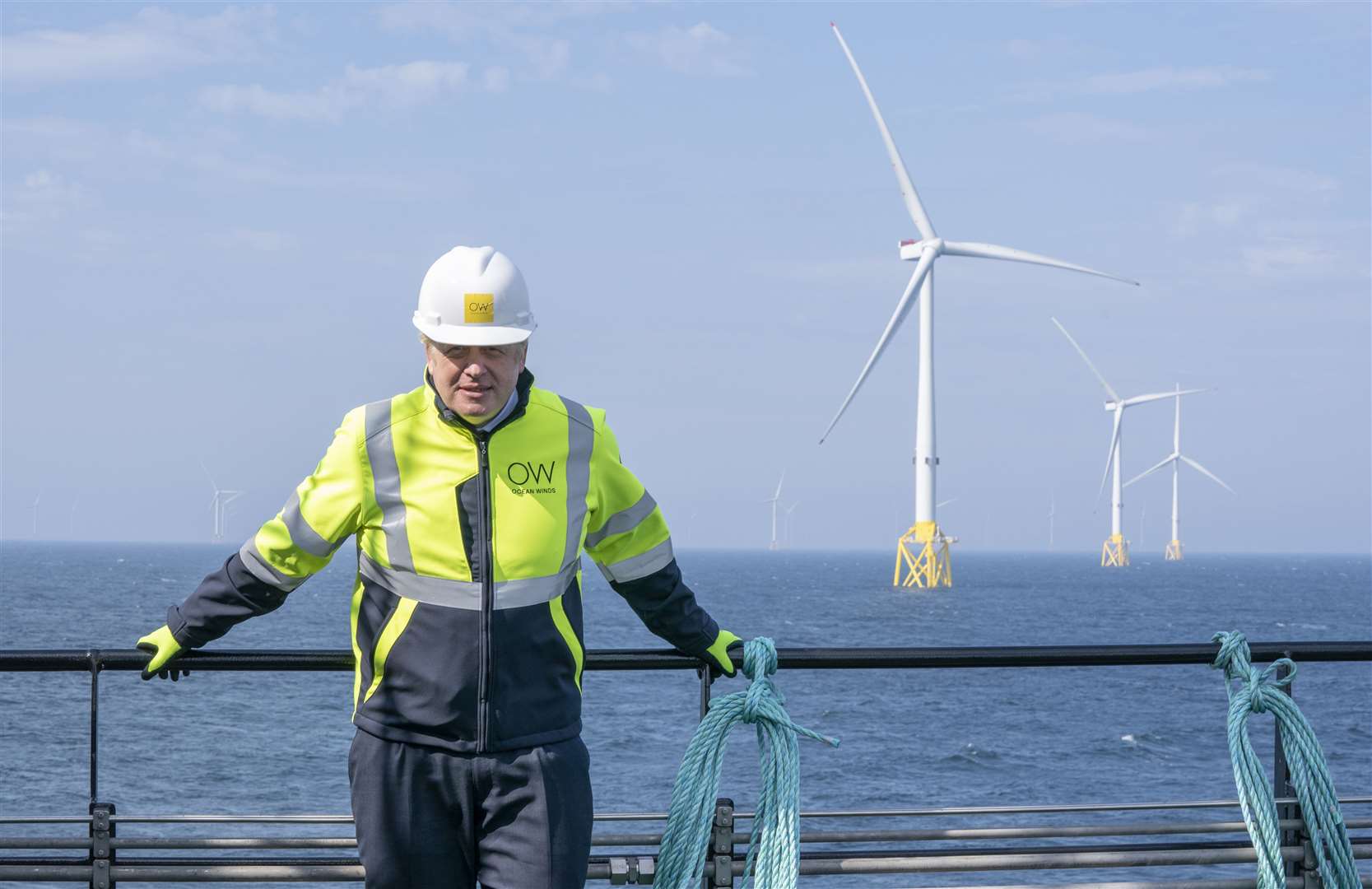 During a visit to Scotland, Boris Johnson said Margaret Thatcher’s pit closures had helped the UK move away from fossil fuels (Jane Barlow/PA)