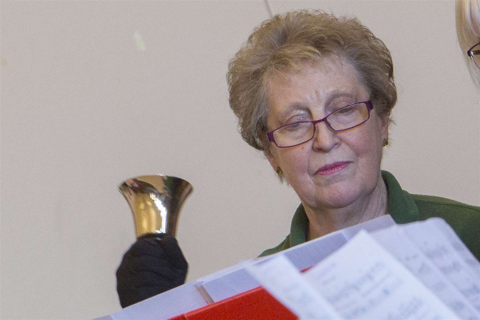 Lyn Ball was primarily responsible for bringing handbell ringing to Caithness when she was part of a group who formed Freswick Handbell Ringers 25 years ago. Eventually they became part of Caithness Handbell Ringers. Picture: Robert MacDonald / Northern Studios