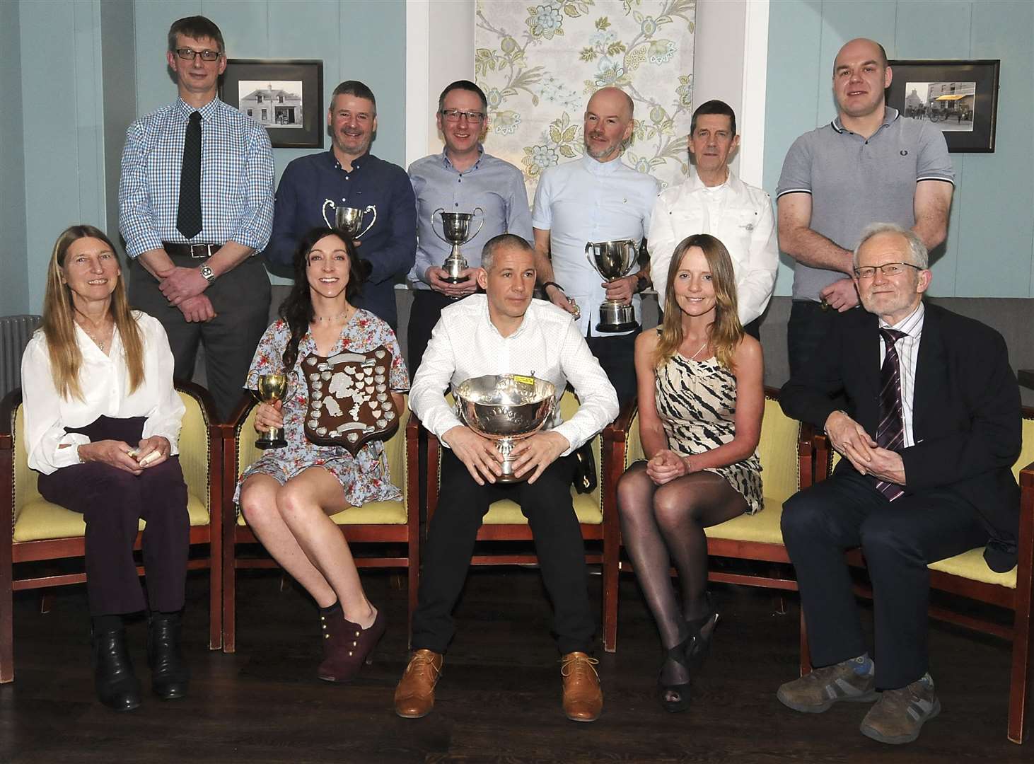 Caithness Cycling Club trophy winners at the annual dinner held on Saturday night in the Station Hotel, Thurso.