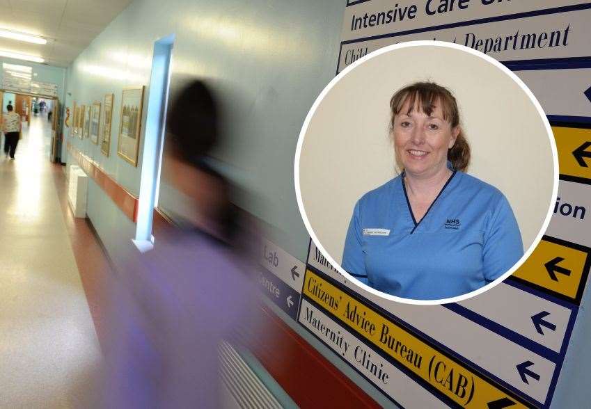 Sharon Sutherland (inset) is up for a nationwide nursing award.