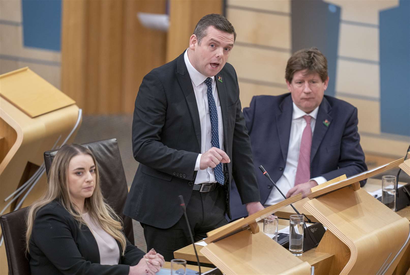 Douglas Ross said he believes the ministers deliberately misled the Scottish Parliament (Jane Barlow/PA)