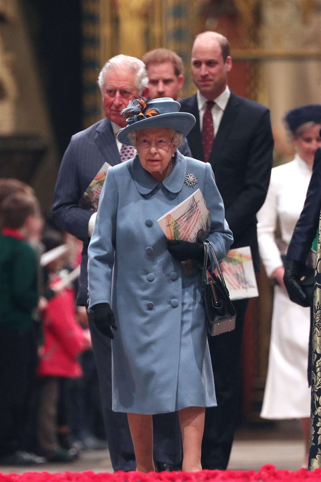 The Queen would not budge on the authority of the Crown when it came to the Sussexes, the book alleges (Yui Mok/PA)