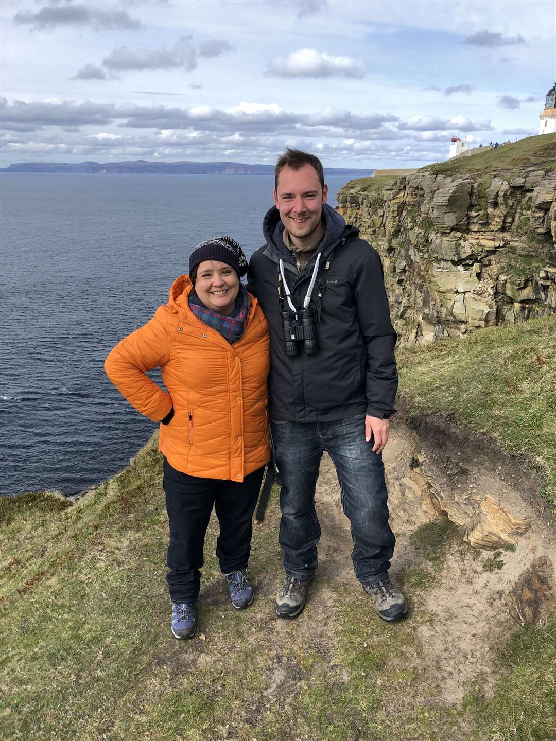 Secret Scotland presenter Susan Calman travelled to Dunnet Head and met RSPB conservation scientist Rob Hughes. Picture: IWC Media