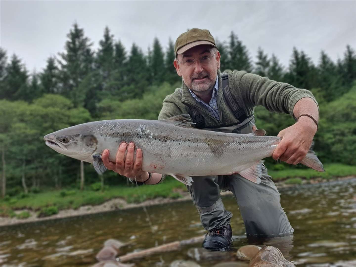 Jon Gibb, co-ordinator of the Salmon Scotland wild fisheries fund