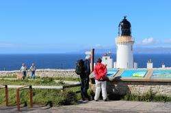 Tourists have been flocking to the Dunnet Head viewpoint.