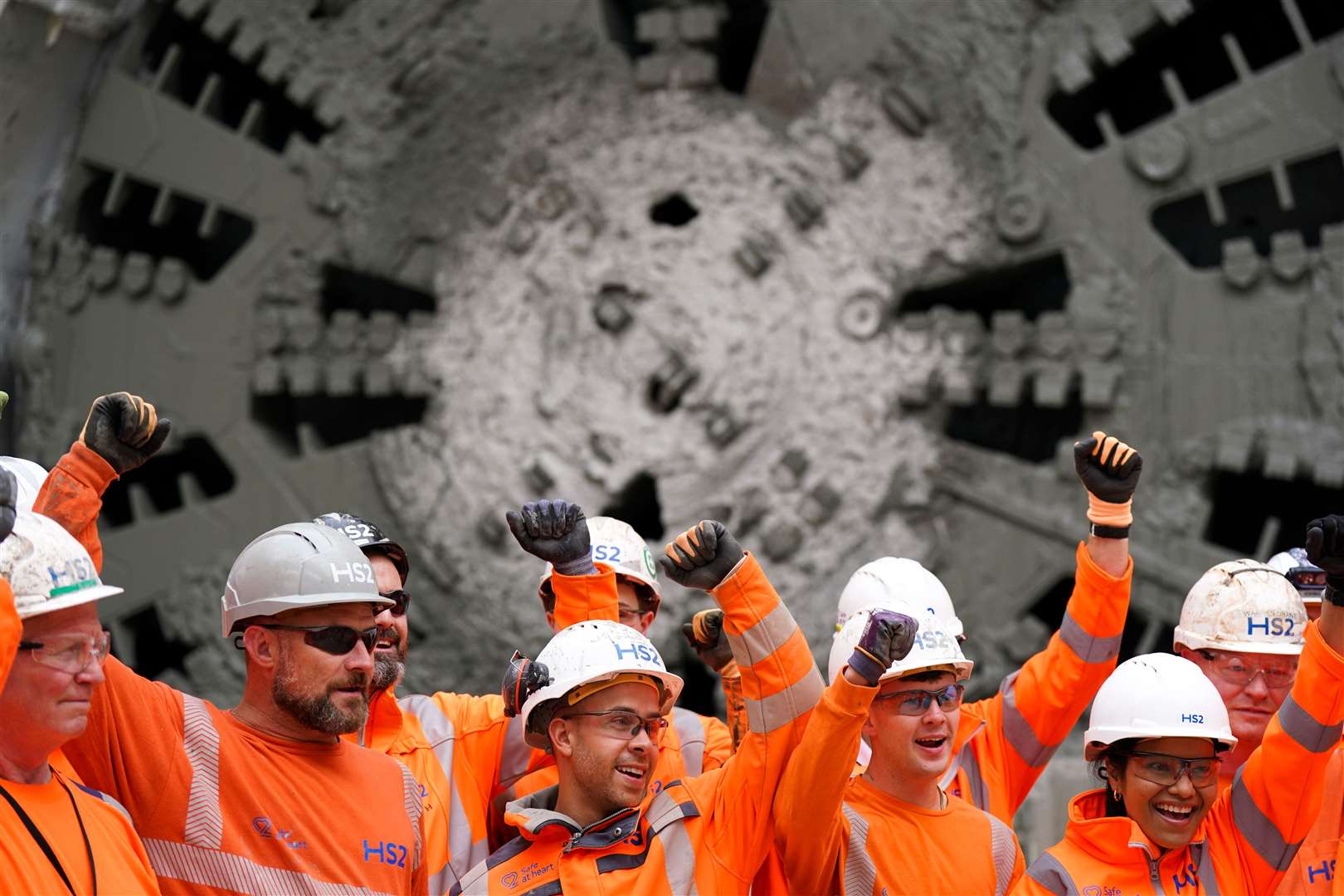 Dorothy completed a tunnelling breakthrough in July (Jacob King/PA)