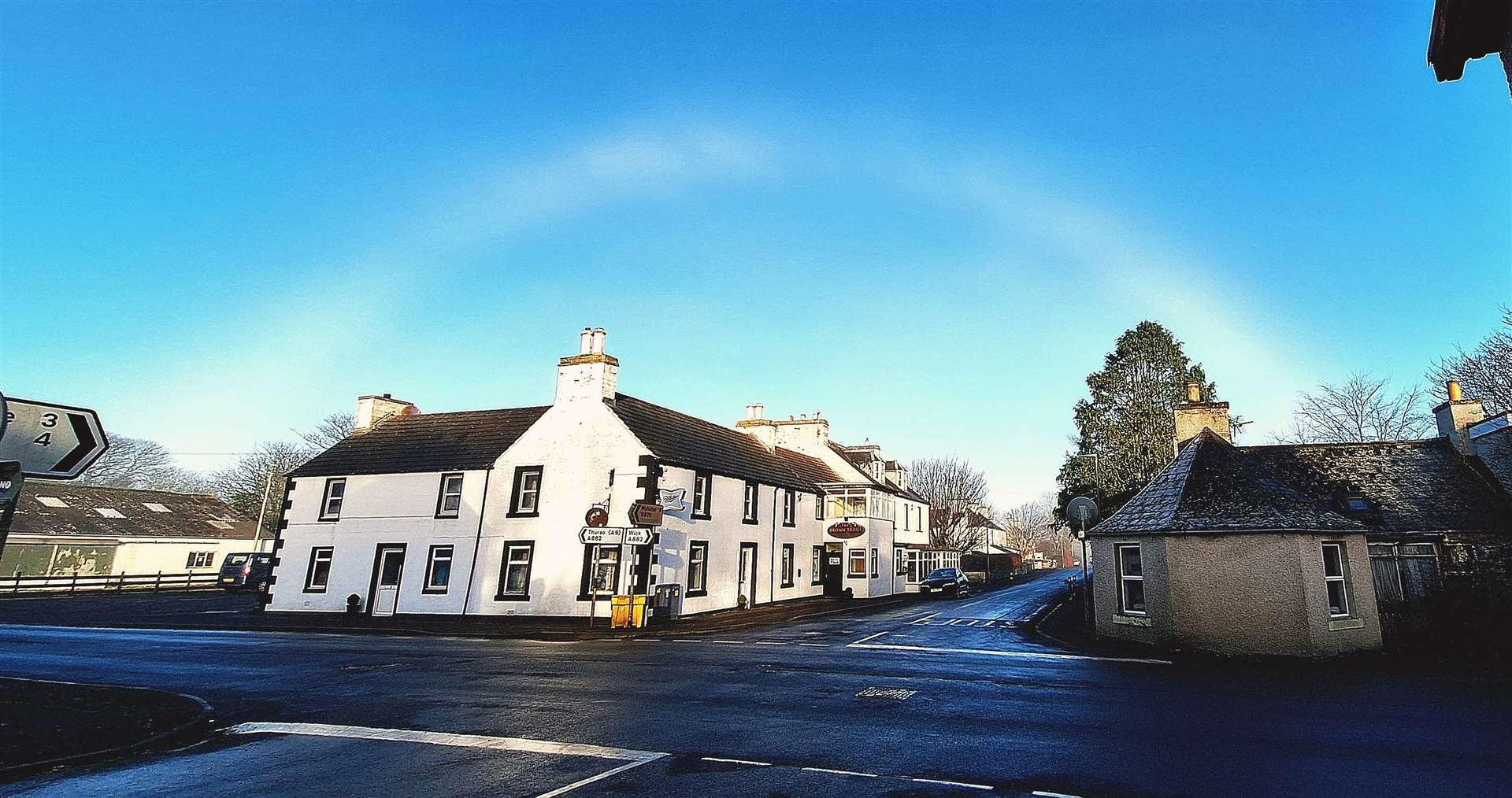 Fogbow seen over Watten on Monday, January 8. Picture: DGS