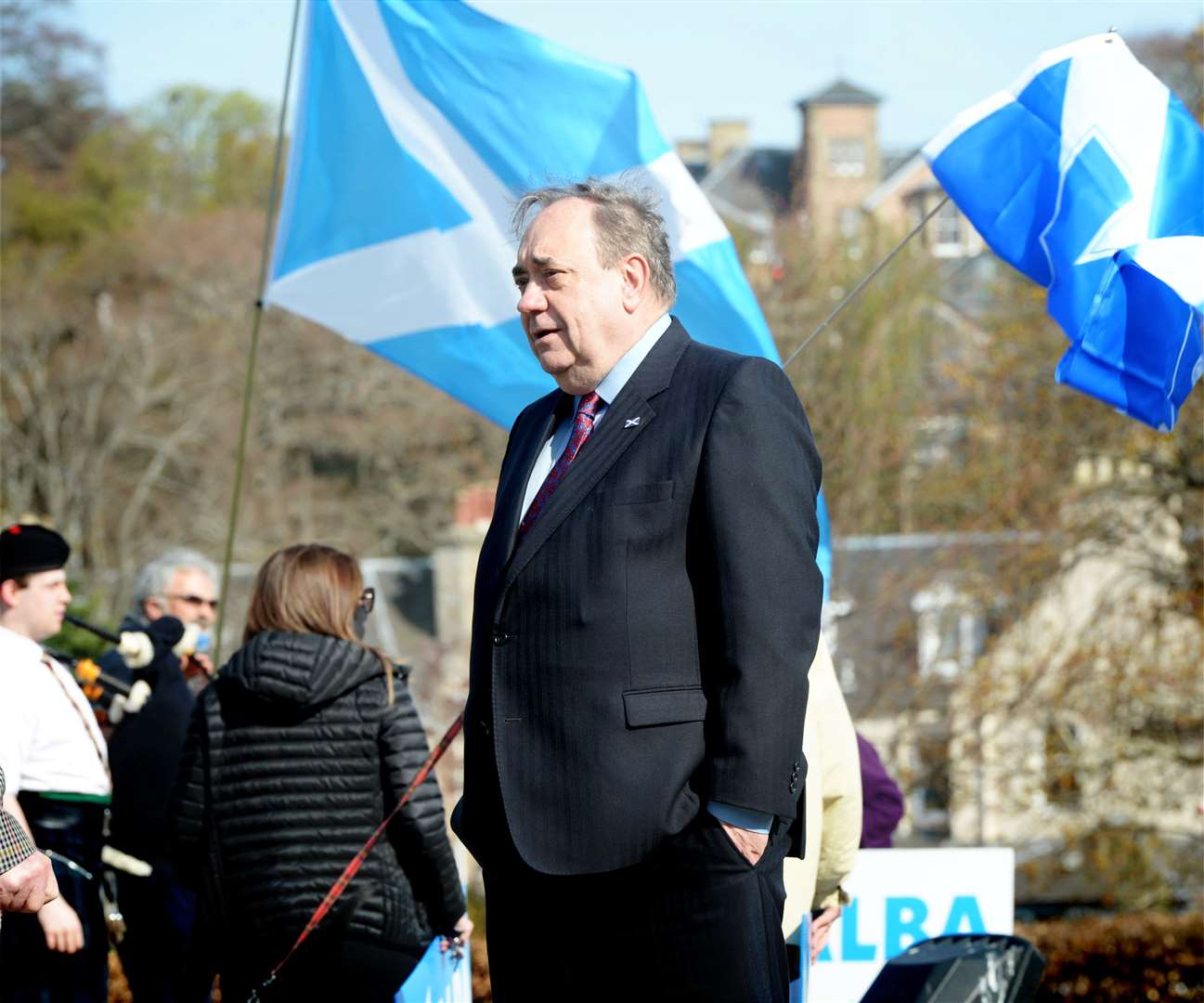 Alex Salmond launches Alba Highlands & Islands Campaign, pictured back in 2021. Picture: James Mackenzie.