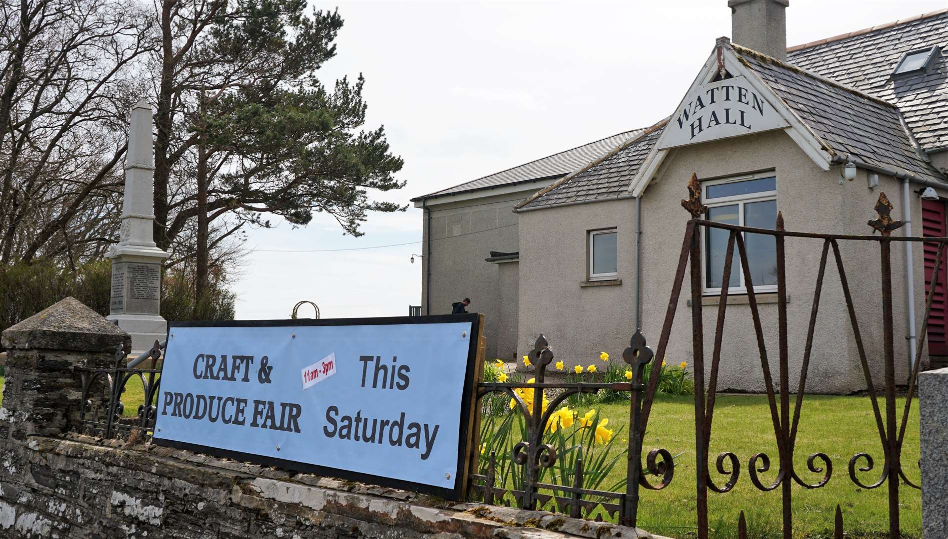 Watten Village Hall where Easter Saturday's craft and produce fair was held. Picture: DGS
