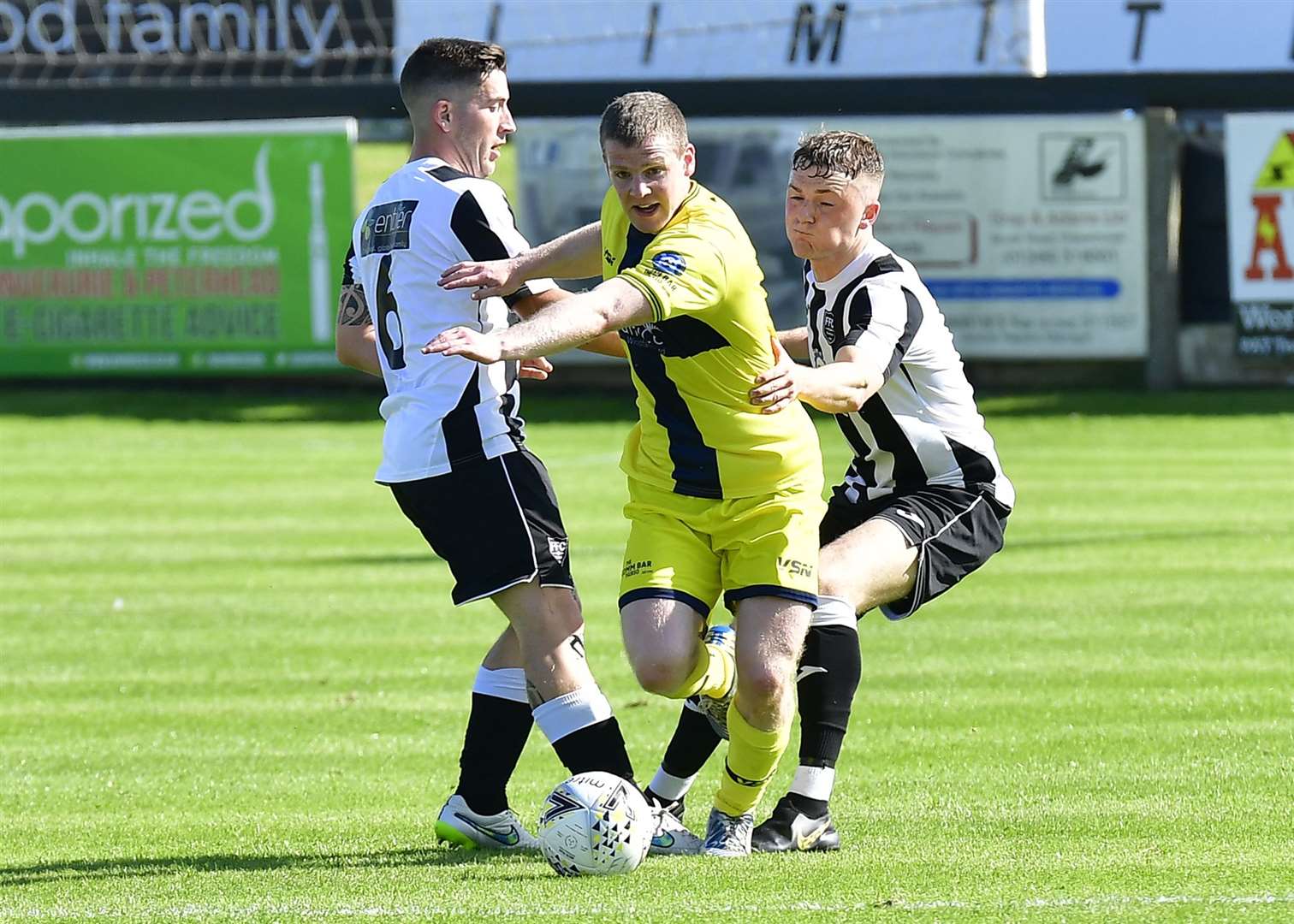 Davie Allan – in action here against Fraserburgh earlier in the season – is set to return to the Academy squad for the Turriff match on Saturday. Picture: Mel Roger