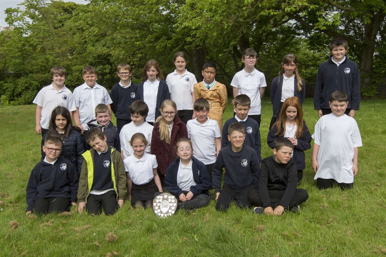 Lybster P5/6 received the Mabel Dick Shield for dramatised song, P4 and over, schools with four or more teachers, with their performance of Revolting Children. Picture: Robert MacDonald / Northern Studios