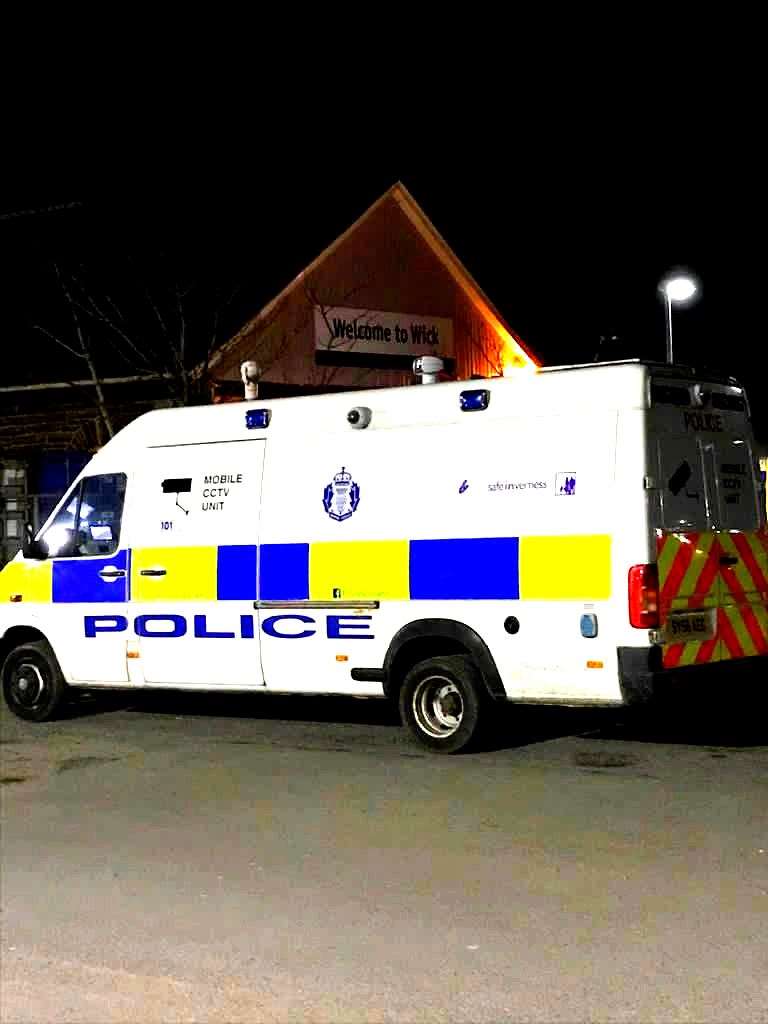 The police CCTV van.