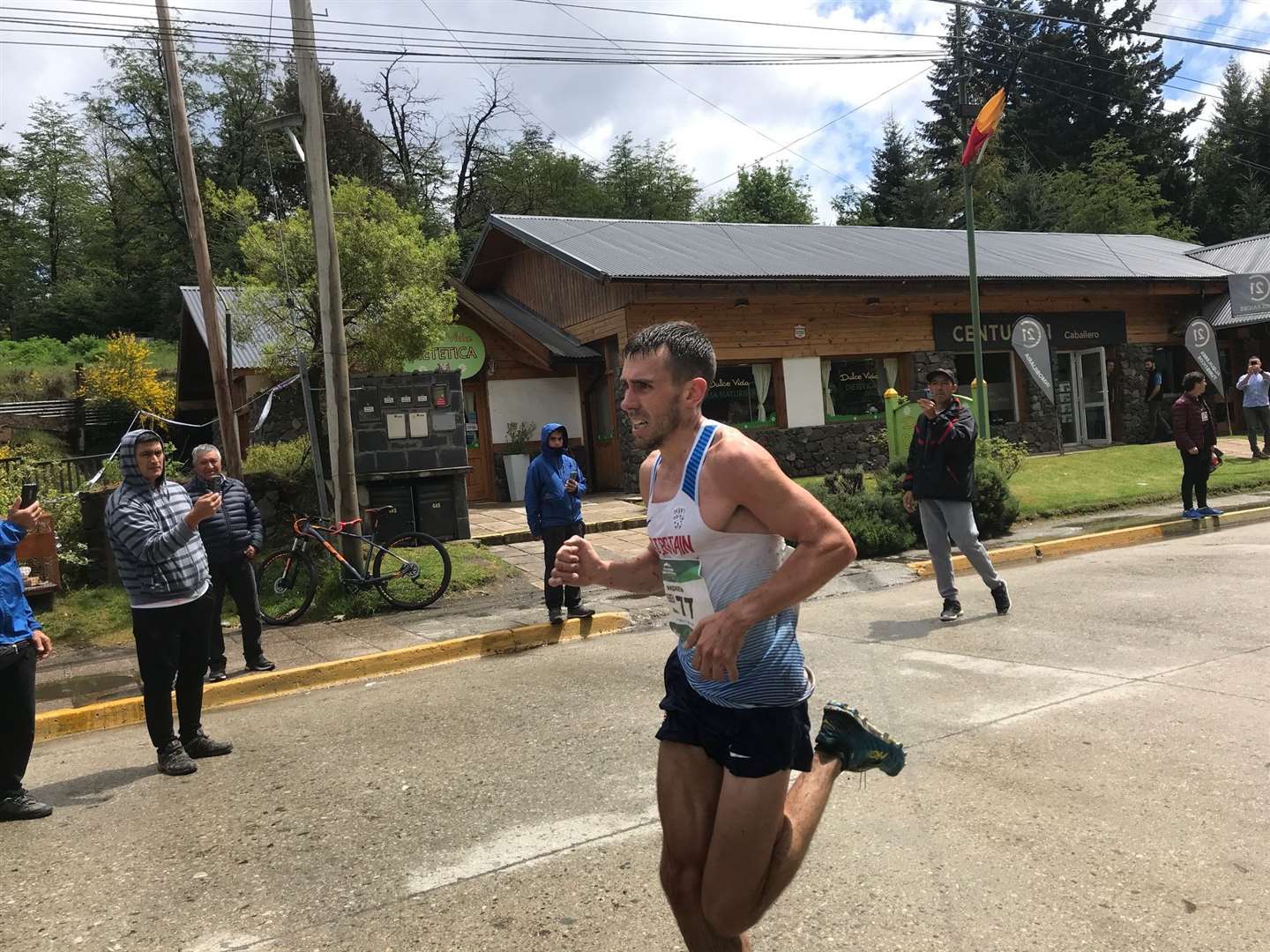 Andrew Douglas competing in the World Mountain Running Championships in Argentina in 2019. Picture: WMRA