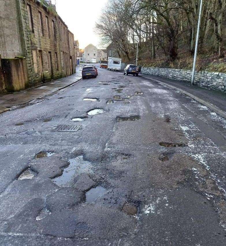 Caithness potholes.